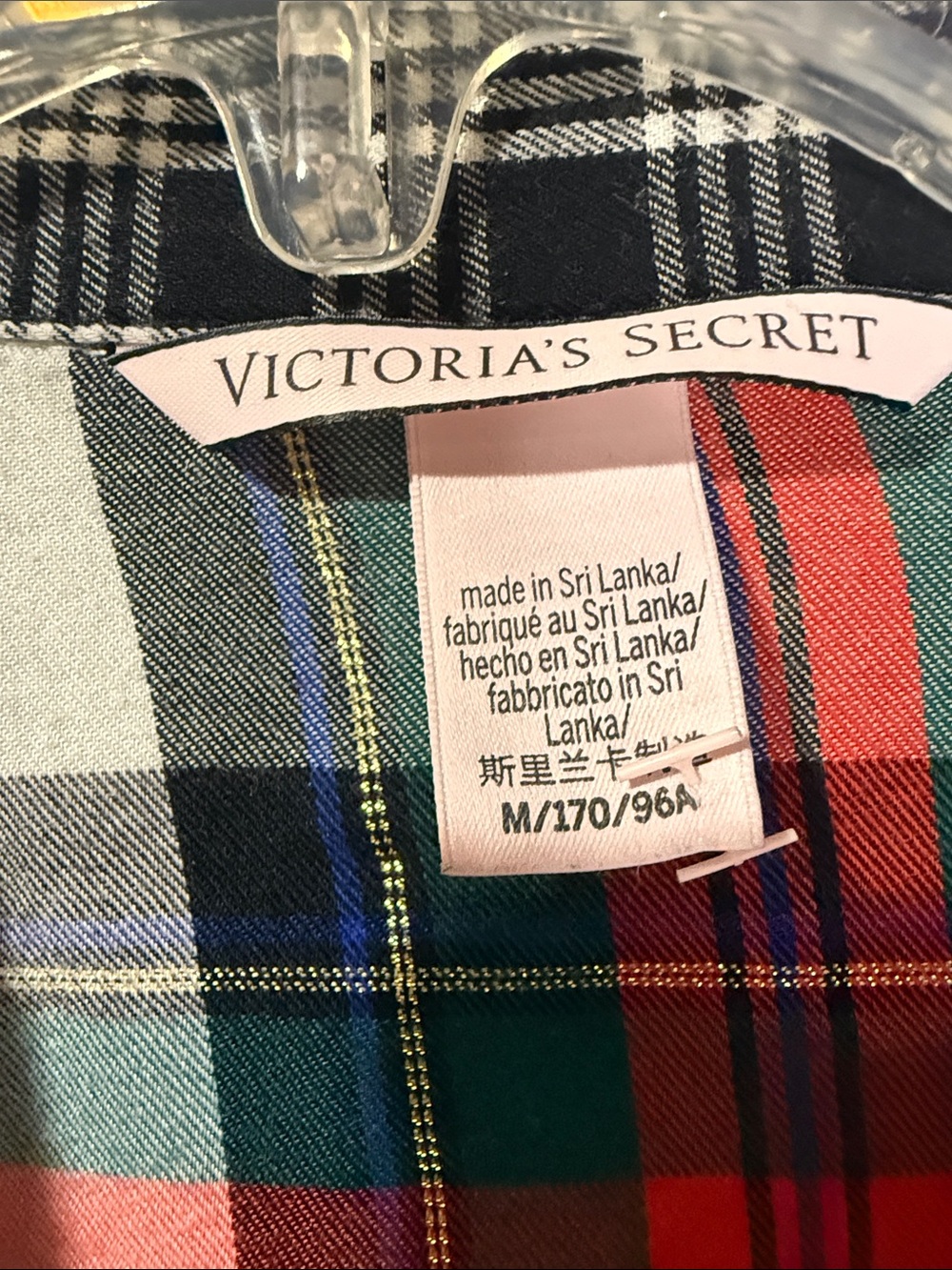 Victoria’s Secret - Plaid Short Pajama Romper - size Medium - Picture 2 of 6